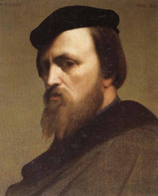 Hippolyte Flandrin Self-Portrait France oil painting art